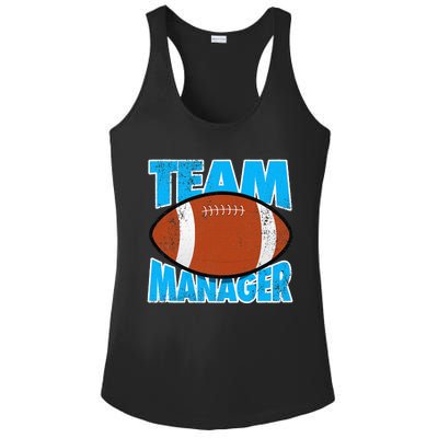 Football Team Manager Graphic Ladies PosiCharge Competitor Racerback Tank