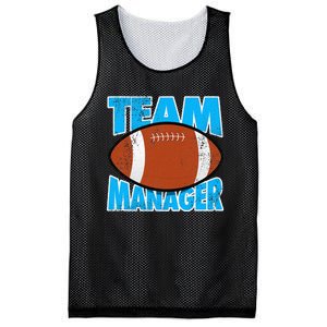 Football Team Manager Graphic Mesh Reversible Basketball Jersey Tank