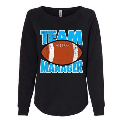 Football Team Manager Graphic Womens California Wash Sweatshirt