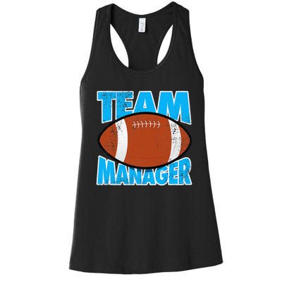 Football Team Manager Graphic Women's Racerback Tank