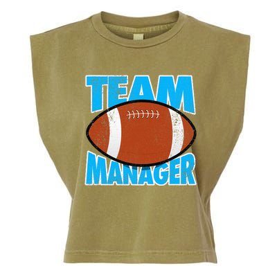 Football Team Manager Graphic Garment-Dyed Women's Muscle Tee