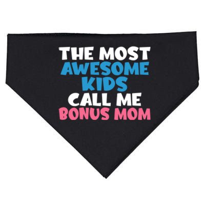 Family The Most Awesome Call Me Bonus Mom Gift USA-Made Doggie Bandana