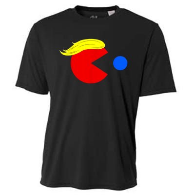 Funny Trump Man 2024 Pac Trump Man Ne Pac Blue Red Dot Cooling Performance Crew T-Shirt