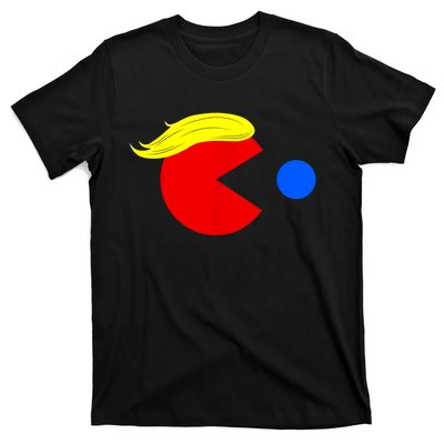 Funny Trump Man 2024 Pac Trump Man Ne Pac Blue Red Dot T-Shirt