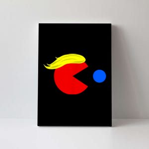 Funny Trump Man 2024 Pac Trump Man Ne Pac Blue Red Dot Canvas