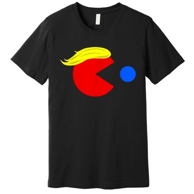 Funny Trump Man 2024 Pac Trump Man Ne Pac Blue Red Dot Premium T-Shirt