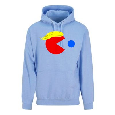 Funny Trump Man 2024 Pac Trump Man Ne Pac Blue Red Dot Unisex Surf Hoodie