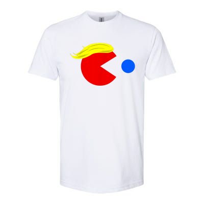 Funny Trump Man 2024 Pac Trump Man Ne Pac Blue Red Dot Softstyle CVC T-Shirt