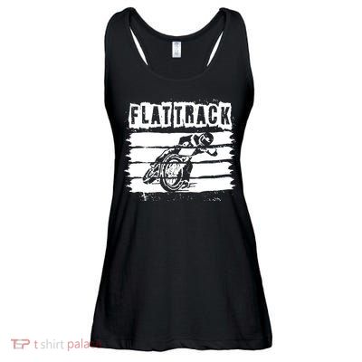 Flat Track Motorcycle Racing Dirt Track Speedway Gift Ladies Essential Flowy Tank