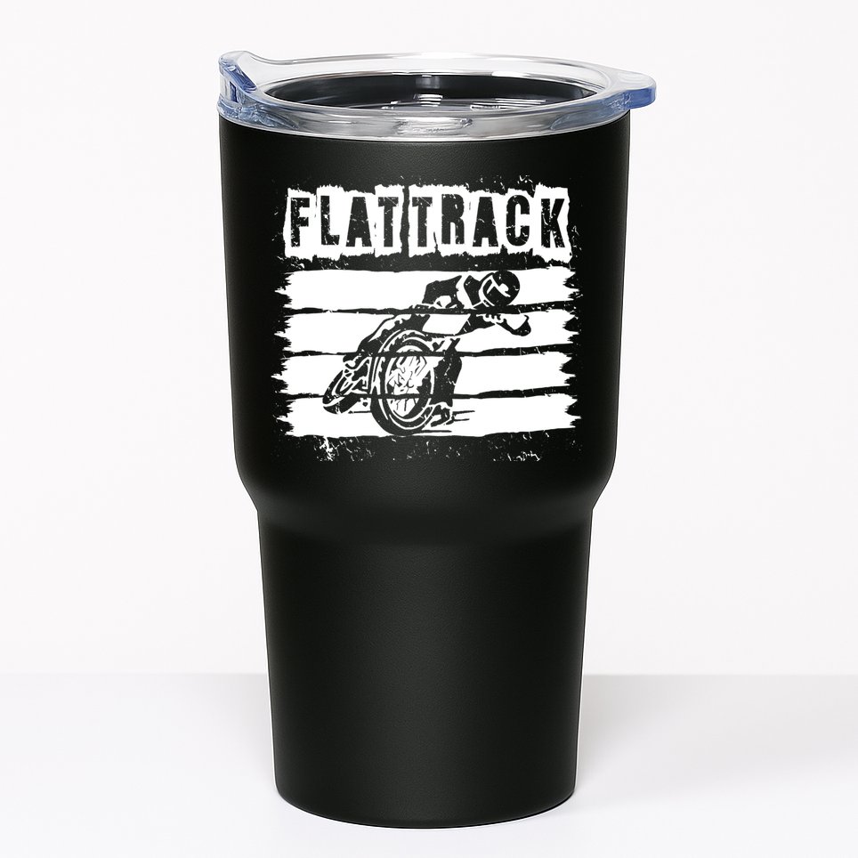 Flat Track Motorcycle Racing Dirt Track Speedway Gift Tumbler