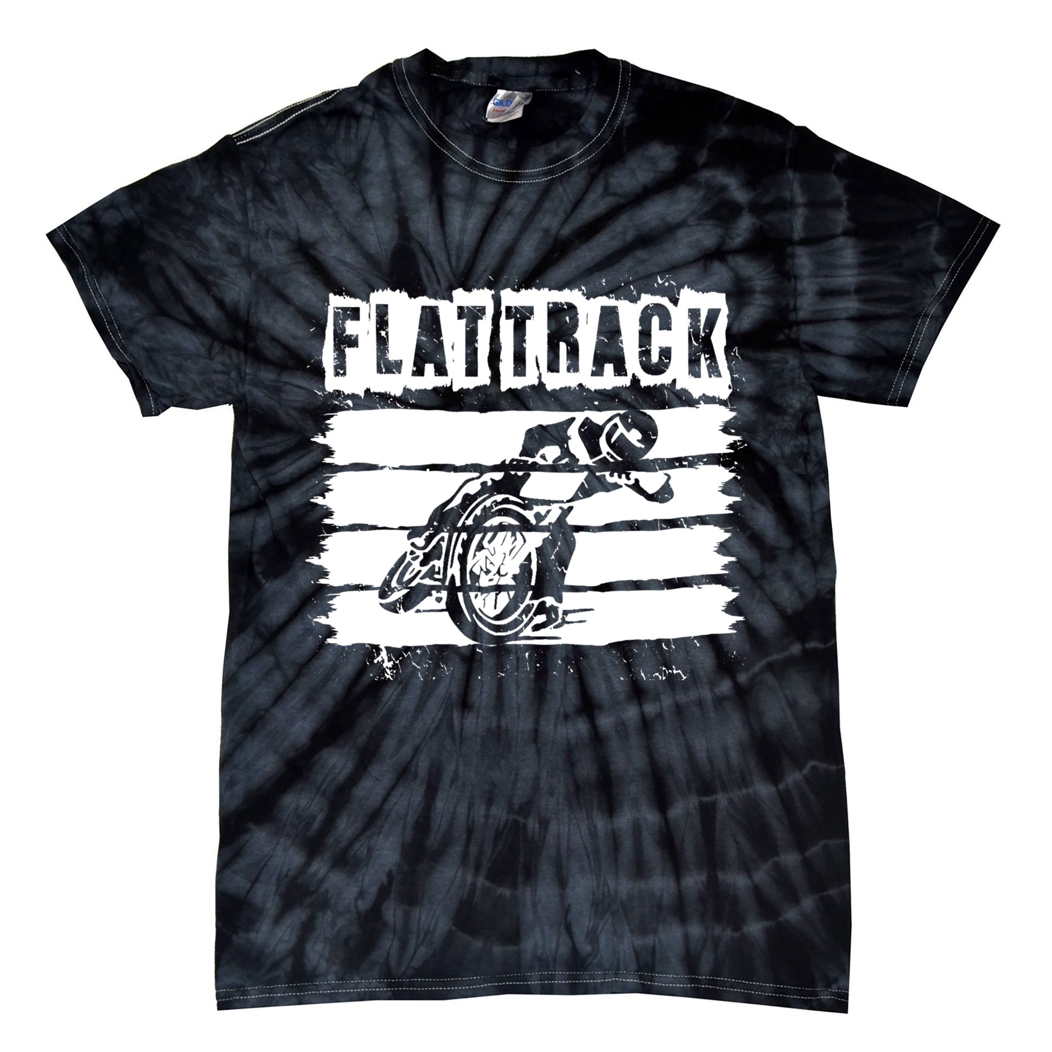 Flat Track Motorcycle Racing Dirt Track Speedway Gift Tie-Dye T-Shirt