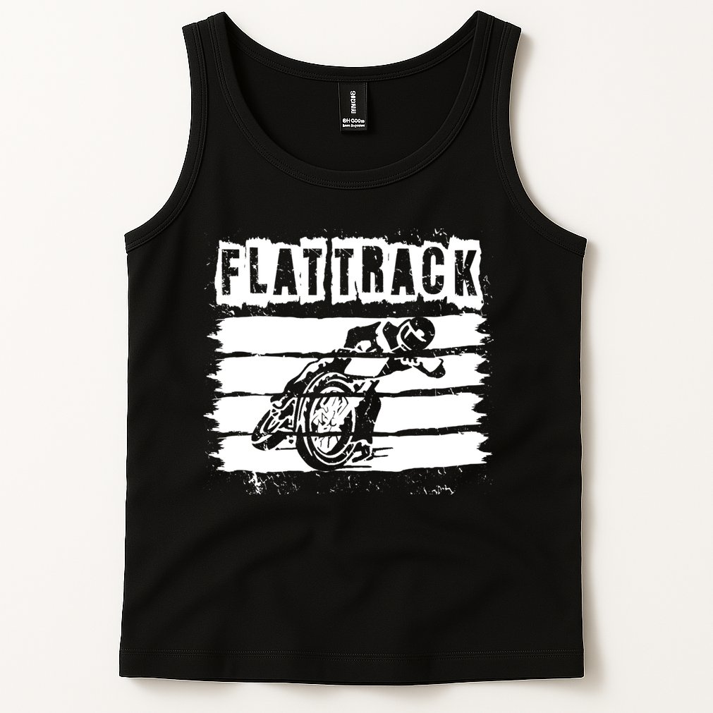 Flat Track Motorcycle Racing Dirt Track Speedway Gift Tank Top