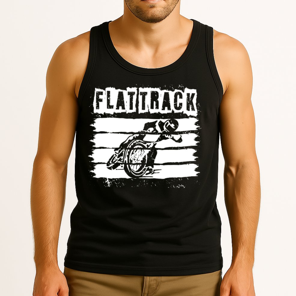 Flat Track Motorcycle Racing Dirt Track Speedway Gift Tank Top