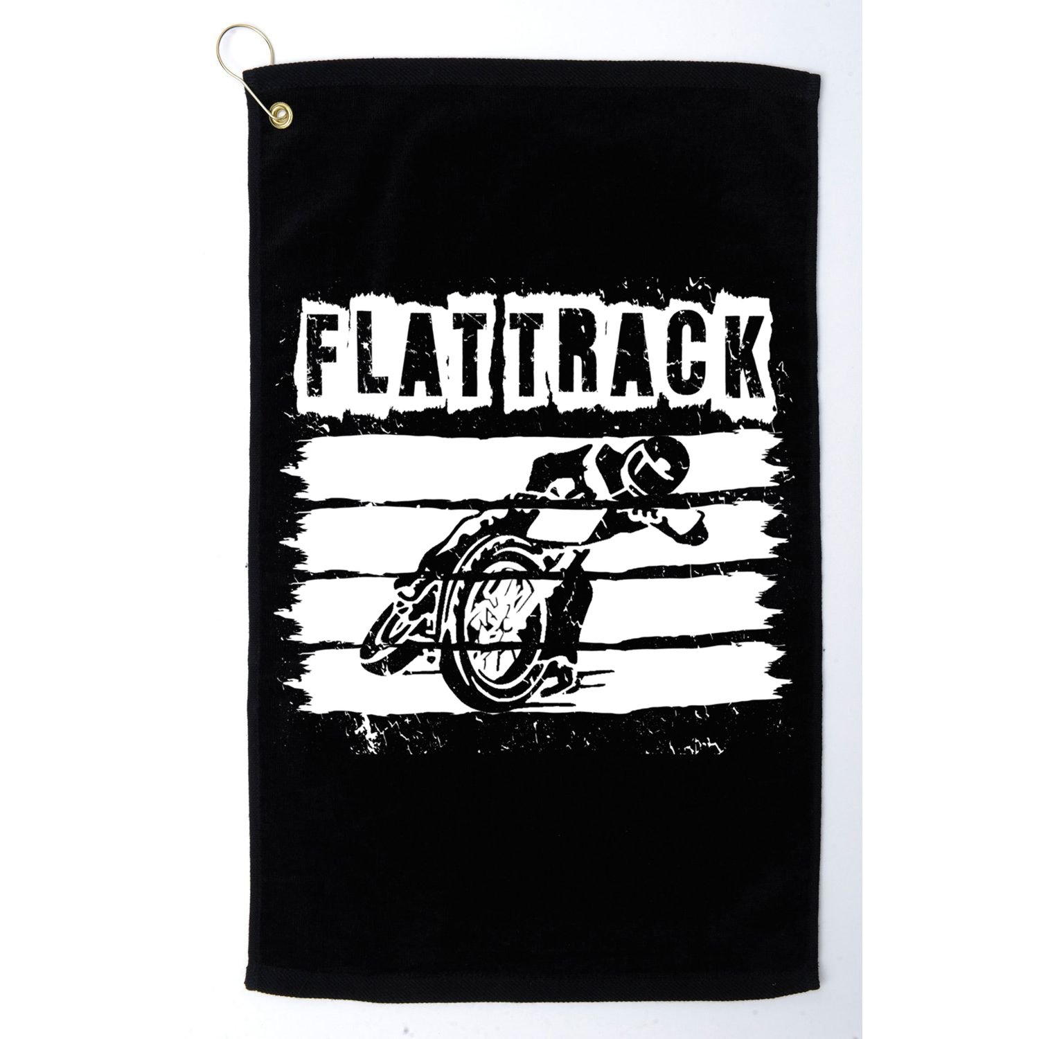 Flat Track Motorcycle Racing Dirt Track Speedway Gift Golf Towel