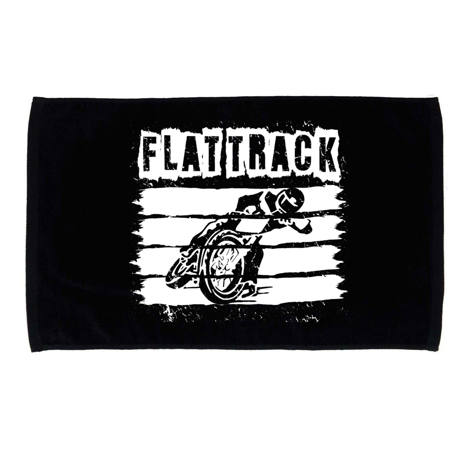 Flat Track Motorcycle Racing Dirt Track Speedway Gift Microfiber Hand Towel