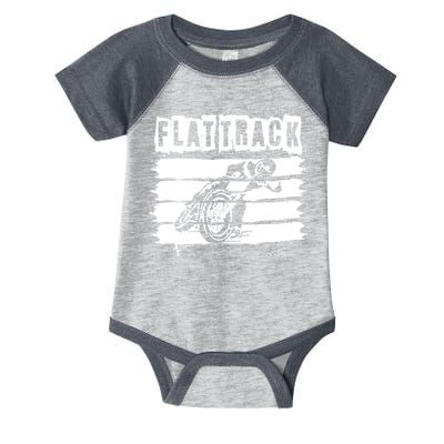 Flat Track Motorcycle Racing Dirt Track Speedway Gift Infant Baby Jersey Bodysuit