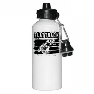 Flat Track Motorcycle Racing Dirt Track Speedway Gift Aluminum Water Bottle 