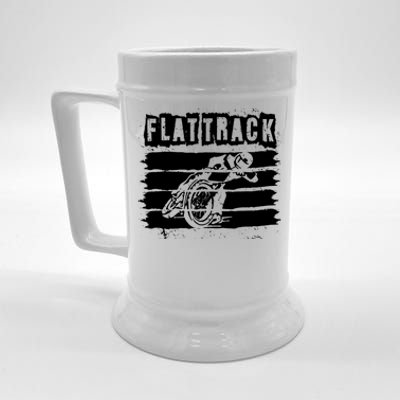 Flat Track Motorcycle Racing Dirt Track Speedway Gift Beer Stein