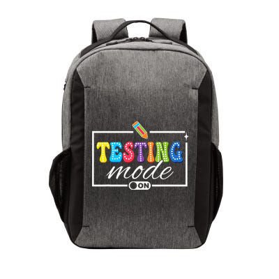 Funny Testing Mode On Testing Day Motivational Teacher Gift Vector Backpack