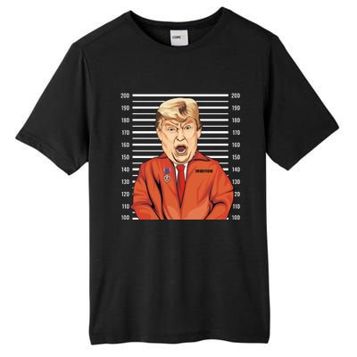 Funny Trump Mugshot Tall Fusion ChromaSoft Performance T-Shirt