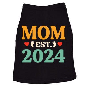 First Time Mom Est 2024 Promoted To Mommy 2024 Gifts Doggie Tank