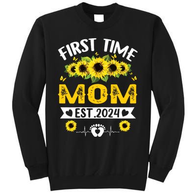 First Time Mom Pregnancy Mothers Day Soon To Be Mom 2024 Sweatshirt