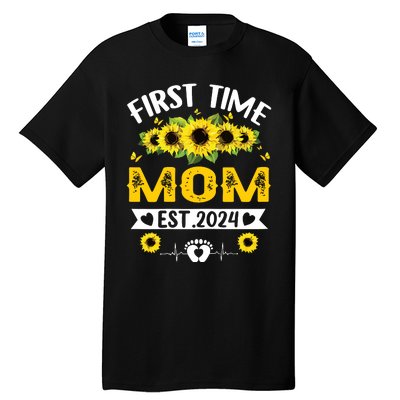 First Time Mom Pregnancy Mothers Day Soon To Be Mom 2024 Tall T-Shirt