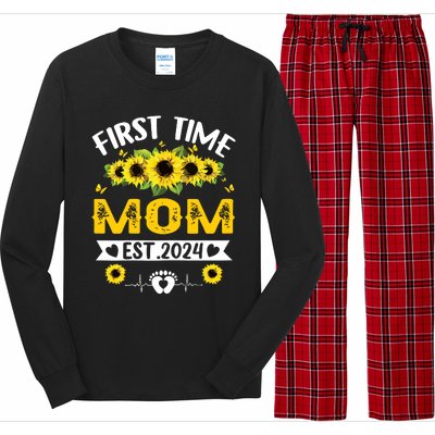 First Time Mom Pregnancy Mothers Day Soon To Be Mom 2024 Long Sleeve Pajama Set