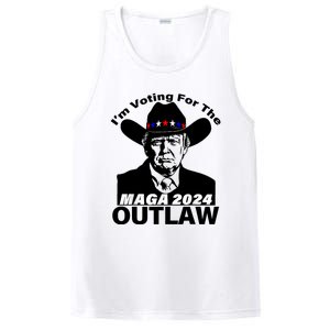 Funny Trump Maga 2024 IM Voting For The Outlaw PosiCharge Competitor Tank