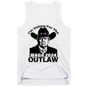 Funny Trump Maga 2024 IM Voting For The Outlaw Tank Top