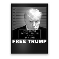 Free Donald Trump Mugshot Poster