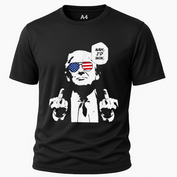 Funny Trump Meme Nah ID Win Reference Cooling Performance Crew T-Shirt