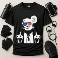 Funny Trump Meme Nah ID Win Reference Cooling Performance Crew T-Shirt