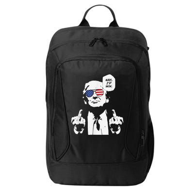 Funny Trump Meme Nah ID Win Reference City Backpack