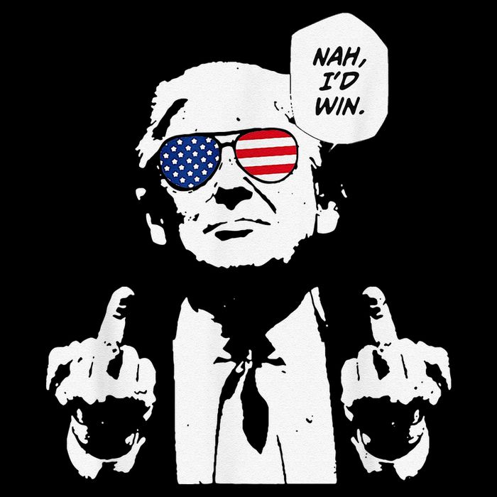 Funny Trump Meme Nah ID Win Reference Cooling Performance Long Sleeve Crew