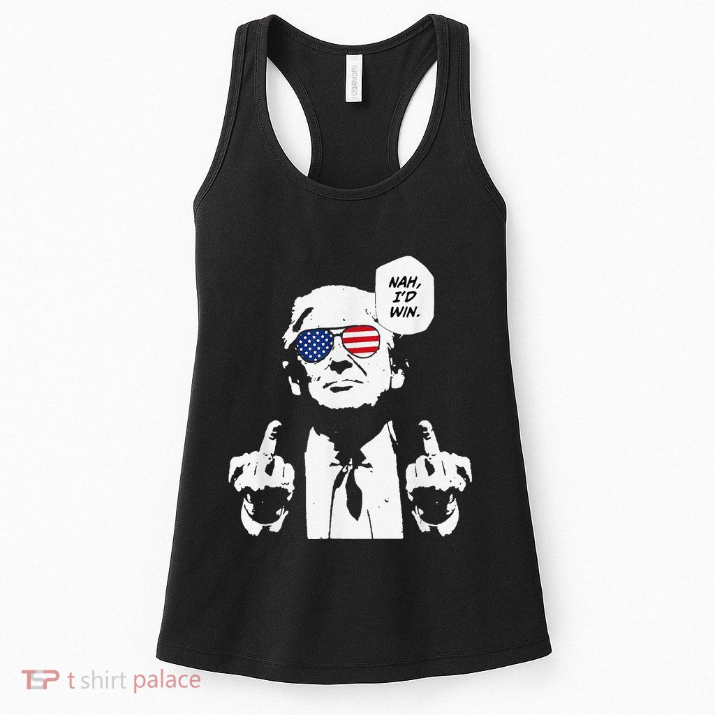 Funny Trump Meme Nah ID Win Reference Womens Tank Top