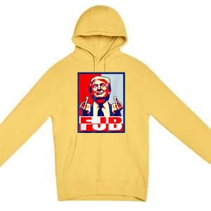 FJB Trump Middle Finger Premium Pullover Hoodie