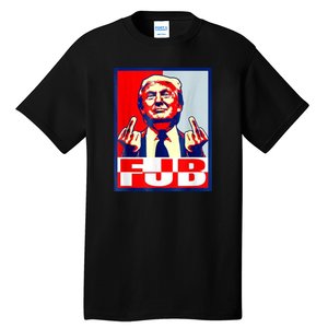 FJB Trump Middle Finger Tall T-Shirt