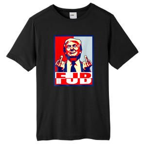 FJB Trump Middle Finger Tall Fusion ChromaSoft Performance T-Shirt