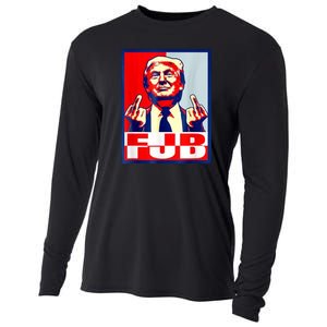 FJB Trump Middle Finger Cooling Performance Long Sleeve Crew