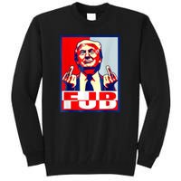 FJB Trump Middle Finger Tall Sweatshirt