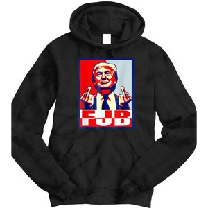 FJB Trump Middle Finger Tie Dye Hoodie