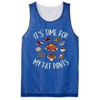 Funny Thanksgiving Meal Outfit Get Your Fat Pants Ready Gift Mesh Reversible Basketball Jersey Tank