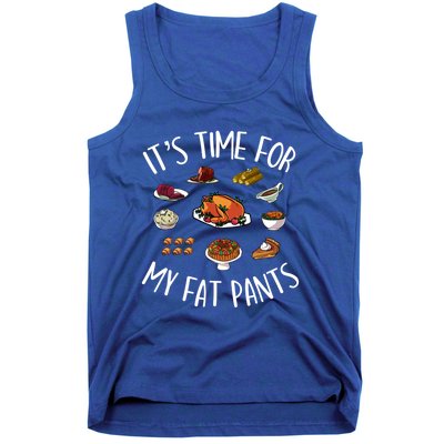 Funny Thanksgiving Meal Outfit Get Your Fat Pants Ready Gift Tank Top