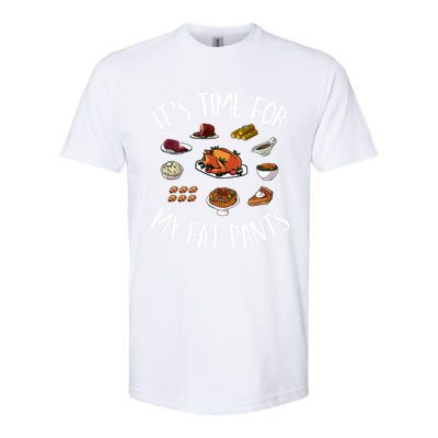 Funny Thanksgiving Meal Outfit Get Your Fat Pants Ready Gift Softstyle® CVC T-Shirt