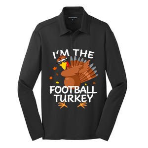 Football Turkey Matching Outfit Thanksgiving Pajamas Family Silk Touch Performance Long Sleeve Polo