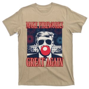 Funny Trump Make Fireworks Great Again 4th July 47th T-Shirt