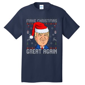 Funny Trump Make Christmas Great Again Ugly Christmas Tall T-Shirt