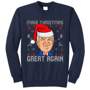 Funny Trump Make Christmas Great Again Ugly Christmas Tall Sweatshirt