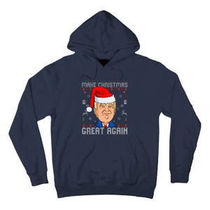 Funny Trump Make Christmas Great Again Ugly Christmas Tall Hoodie